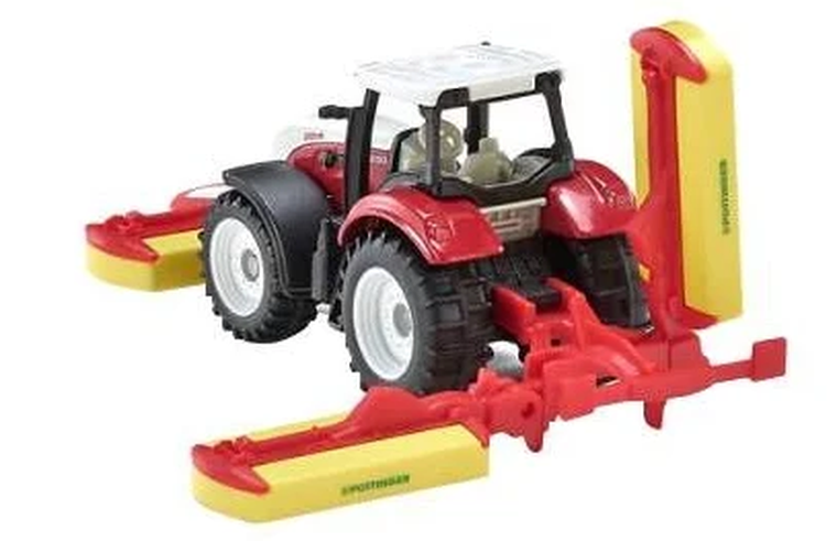 Siku, traktor Steyr z kosiarką, model pojazdu, 1672