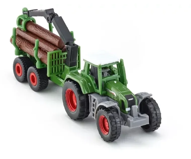 Siku, Traktor z leśną przyczepą, model pojazdu, 1645