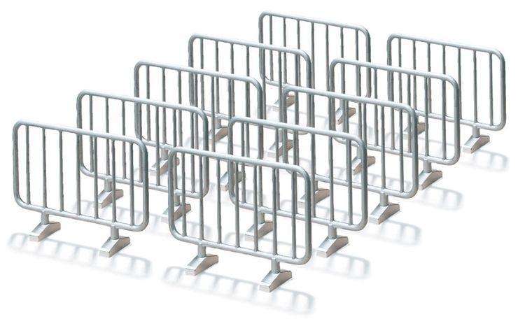 Siku, zestaw barierek drogowych, 10 szt., 2464