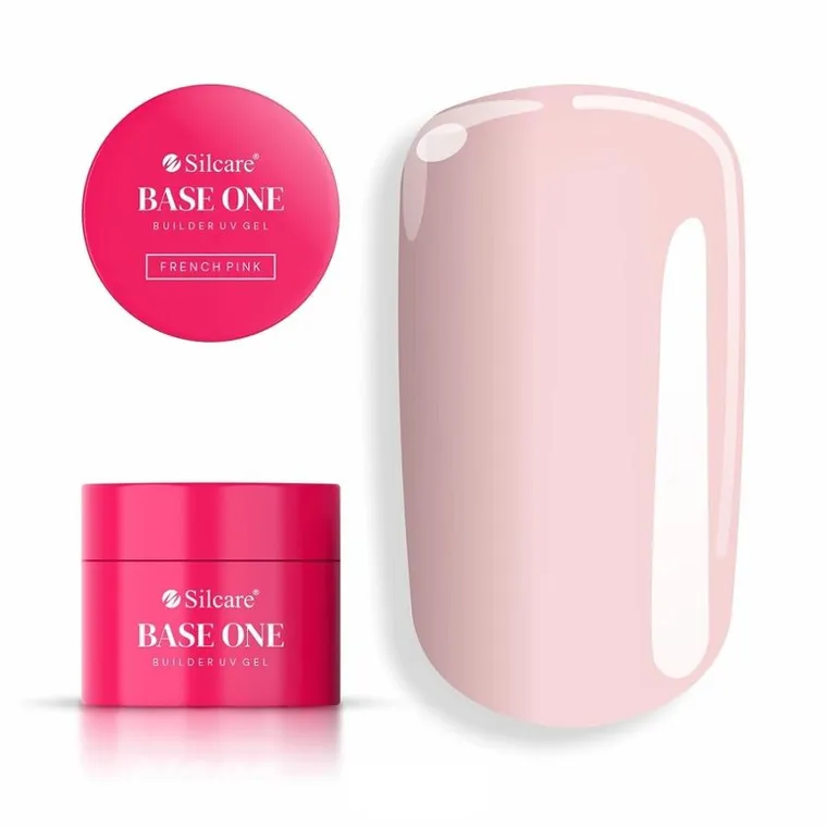 Silcare, Base one gel, żel budujący do paznokci, french pink, 50g