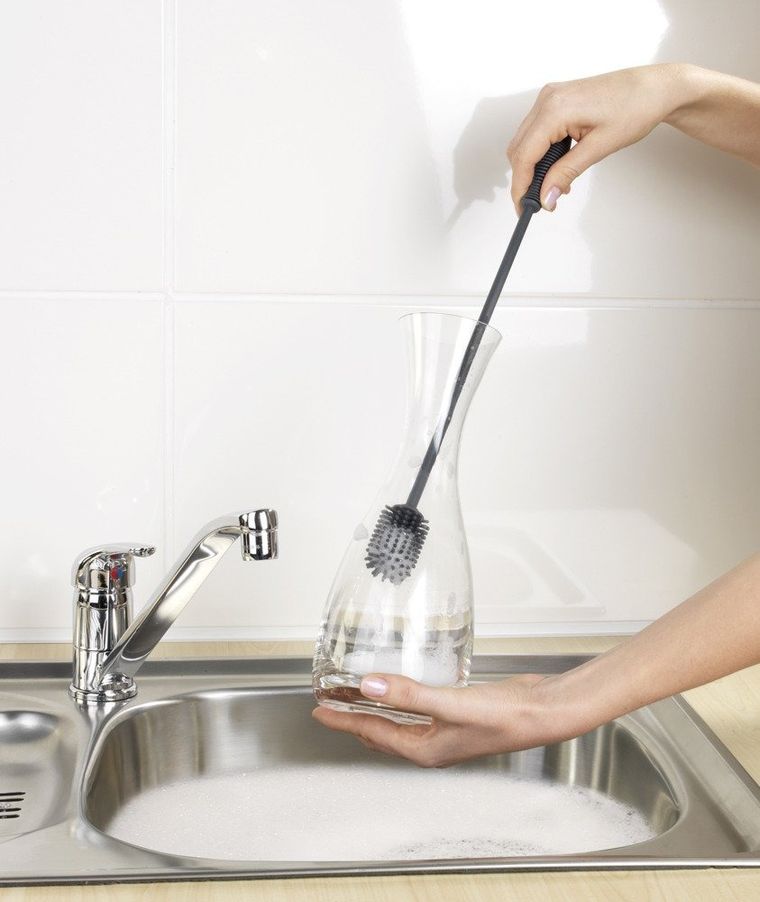 Silikonowa szczotka kuchenna do kubków, szklanek, 38 cm