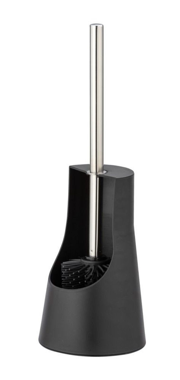 Silikonowa szczotka toaletowa, Arese, czarna