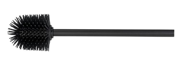 Silikonowa szczotka wc, Ø 8 cm, czarna