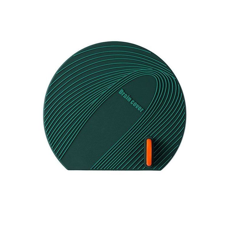 Silikonowy korek do wanny, korek spustowy do prysznica, zlewu, zielony