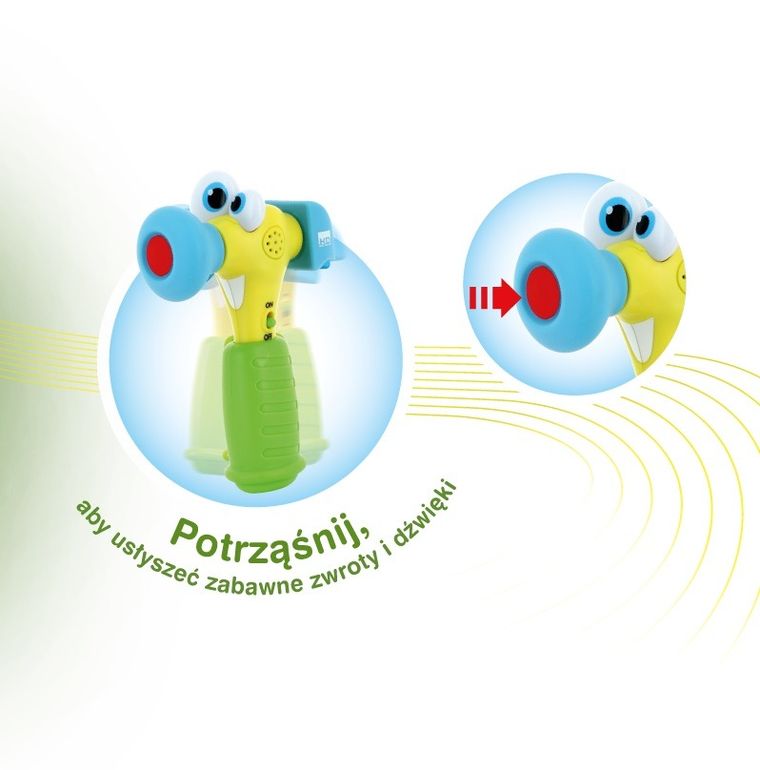 Silly Sam, Młoteczek, zabawka interaktywna