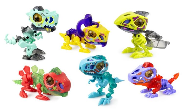 Silverlit, Biopod, Electronic Zombie, dinozaur do składania w kapsule