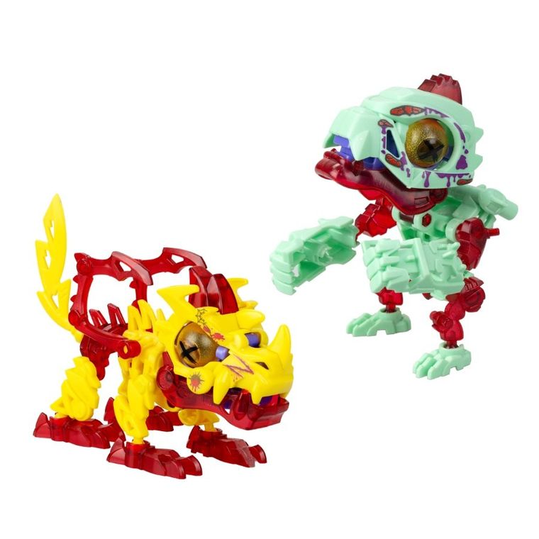 Silverlit, Biopod, Electronic Zombie Duo, dinozaur do składania w kapsule