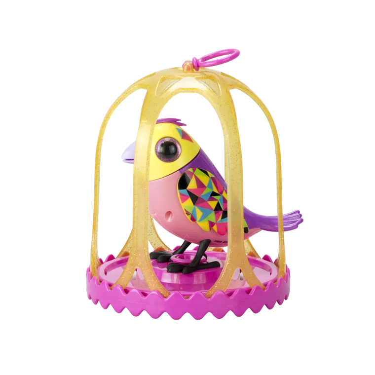 Silverlit, DigiBird, ćwierkający ptaszek, zabawka interaktywna, Pink