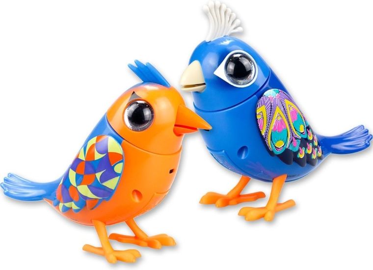 Silverlit, DigiBirds, ćwierkające ptaszki, zabawka interaktywna, 2 szt.