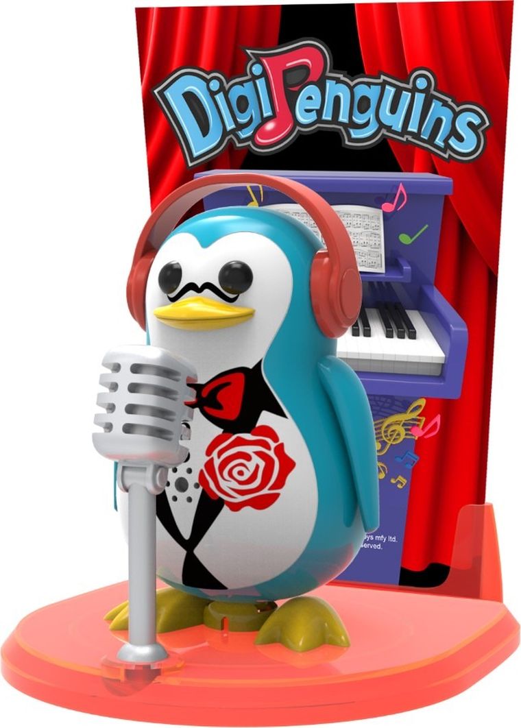 Silverlit, DigiPenguins, Pingwinek ze sceną, zabawka interaktywna