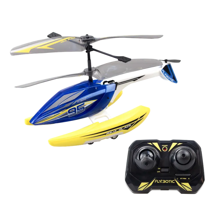 Silverlit, Flybotic, Aqua Blaze, pływający helikopter interaktywny, pojazd zdalnie sterowany