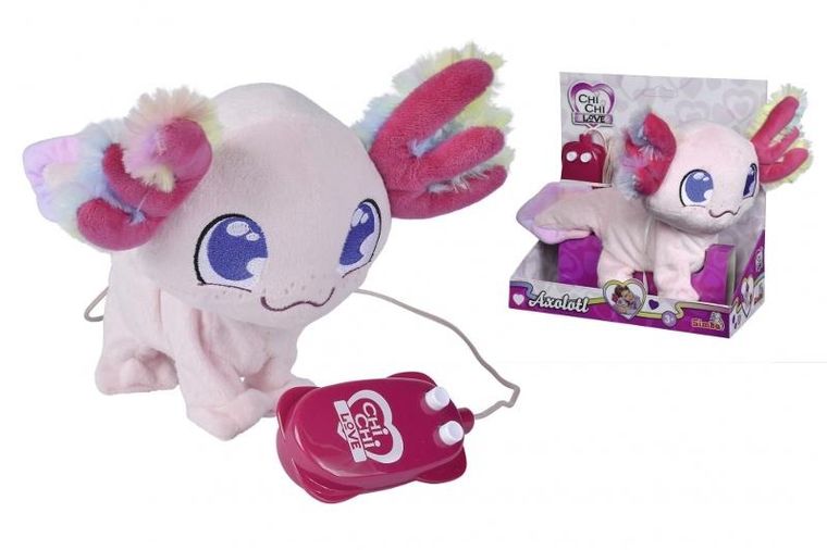 Simba, Aksolotl, maskotka interaktywna, 20 cm