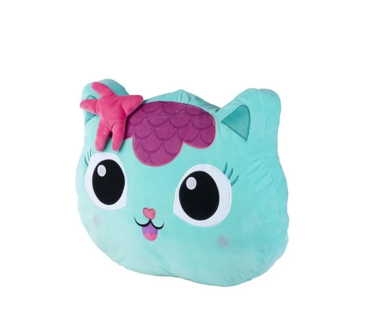 Simba, Koci Domek Gabi, Syrenkotka, pluszowa poduszka, 50 cm