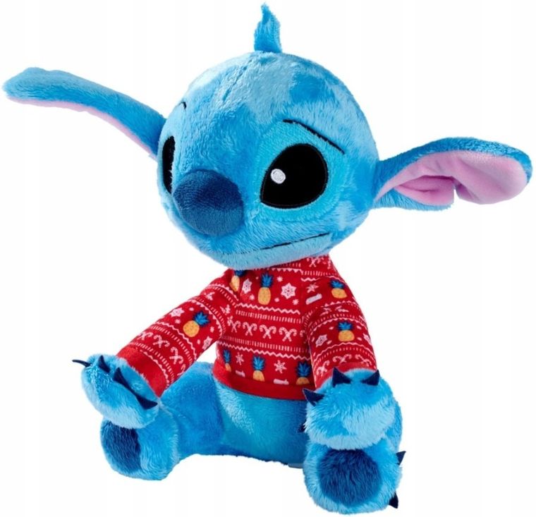 Simba, Lilo i Stitch, w świątecznym sweterku, maskotka, 25 cm