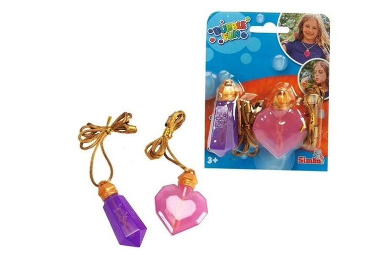 Simba, naszyjnik z płynem do baniek mydlanych, 2 szt.