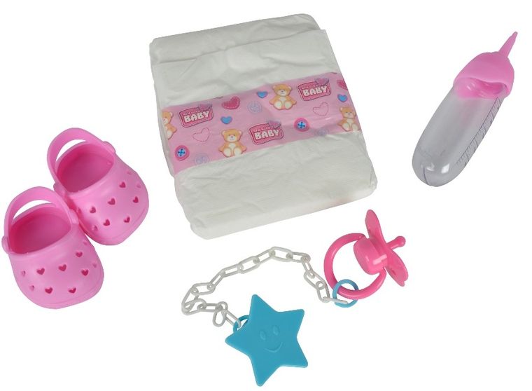Simba, New Born Baby, zestaw podróżny bobas, akcesoria dla lalki