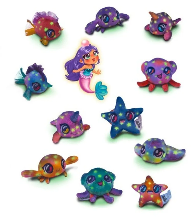 Simba, Pearly Pods, muszelka ze zwierzątkiem świecącym w ciemności, 1 szt.