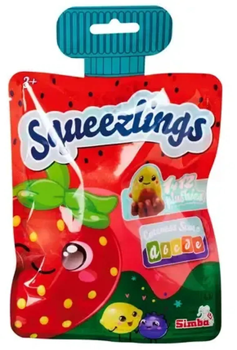Simba, Squeezlings, saszetka z maskotką niespodzianką, 1 szt.