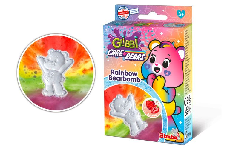 Simba, Troskliwe Misie, kula do kąpieli w kształcie misia, truskawkowy zapach