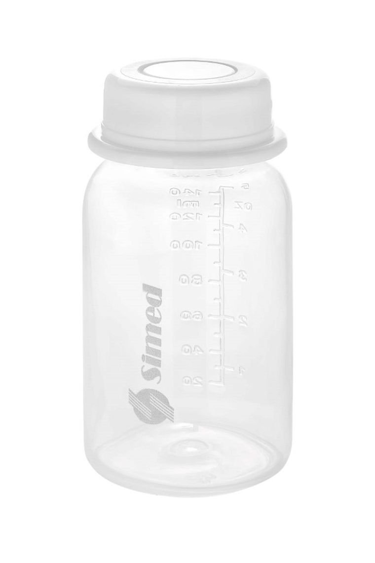 Simed, pojemnik do przechowywania i zamrażania ściągniętego pokarmu, 140 ml, 2 szt.