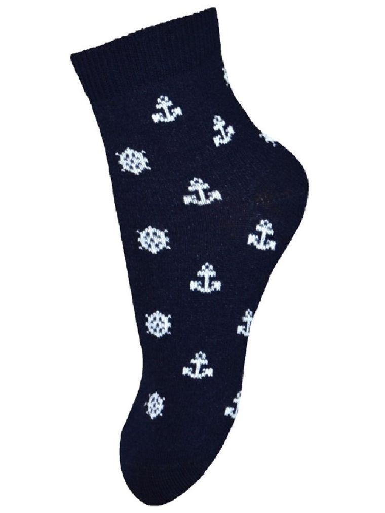 Skarpetki chłopięce, granatowe, Milusie