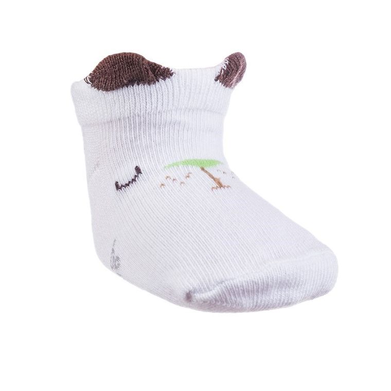 Skarpetki chłopięce stopki, białe, Be Snazzy