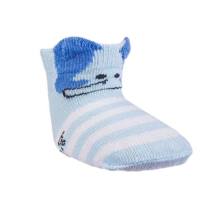Skarpetki chłopięce stopki, niebieskie, Be Snazzy