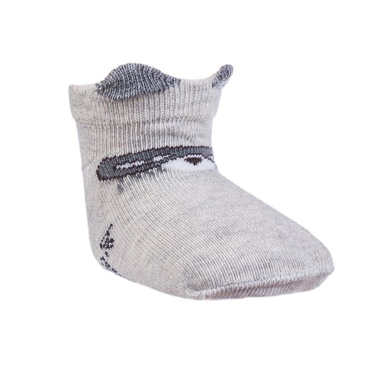 Skarpetki chłopięce, stopki, szare, Be Snazzy