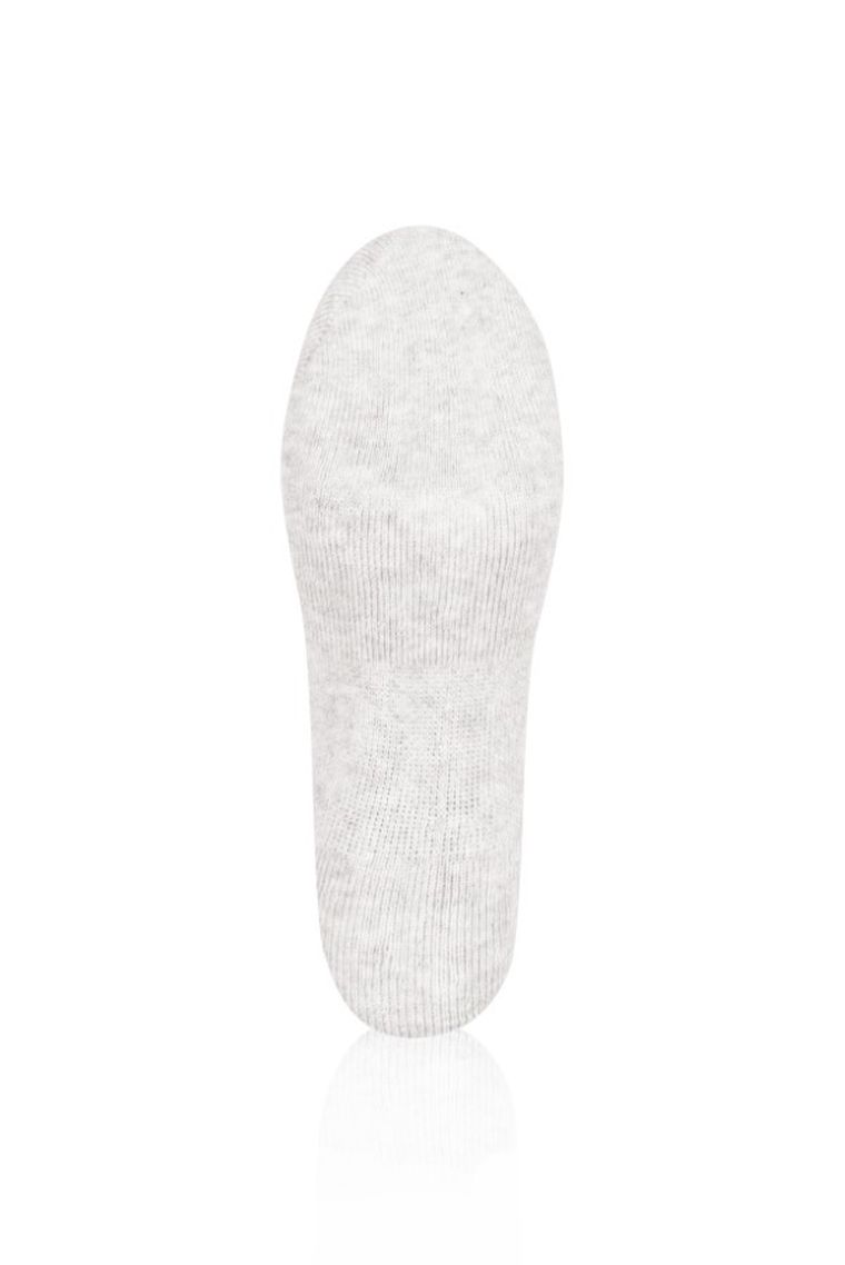 Skarpetki damskie, stopki, szare, Italian Fashion