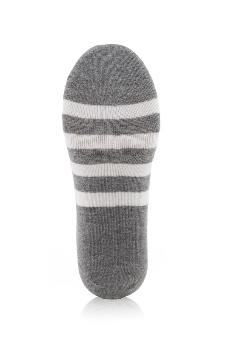 Skarpetki damskie, stopki, szare, Italian Fashion