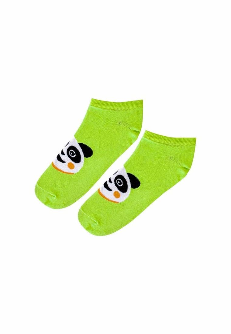 Skarpetki damskie, stopki, zielone, Adrian