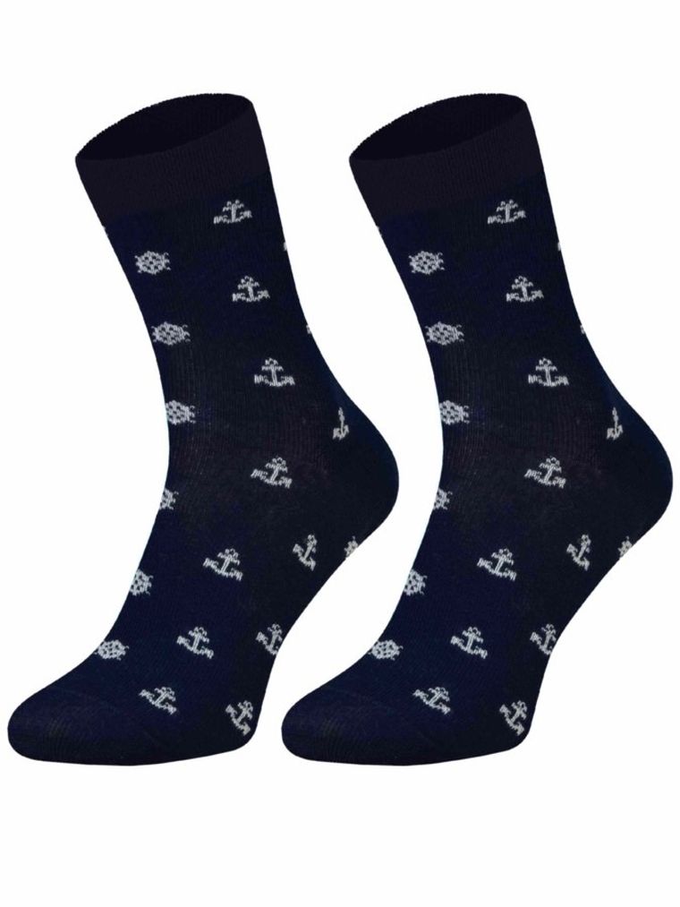 Skarpetki dziecięce, granatowe, Milusie