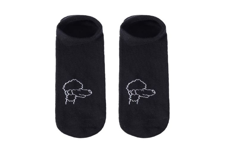 Skarpetki dziecięce, stopki, czarne, Be Snazzy