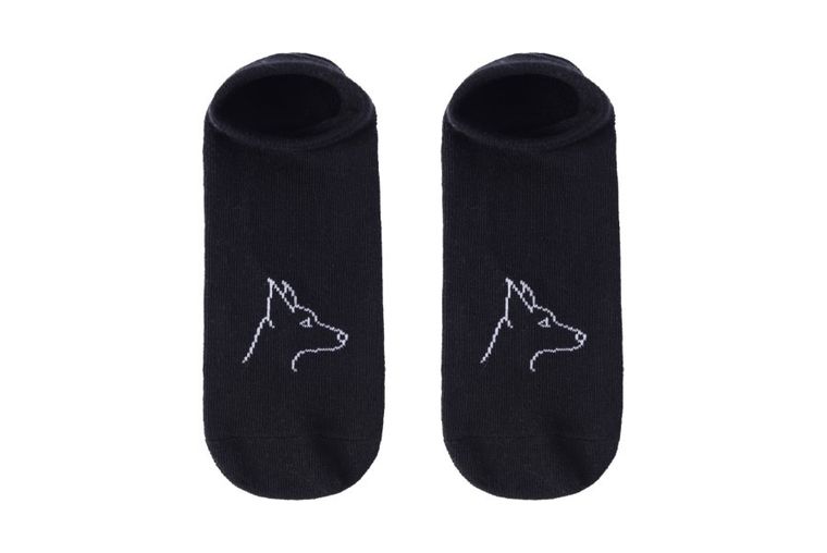 Skarpetki dziecięce, stopki, czarne, Be Snazzy