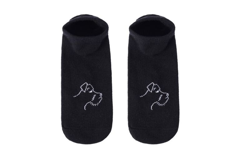 Skarpetki dziecięce, stopki, czarne, Be Snazzy