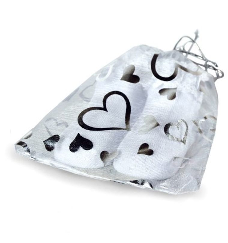 Skarpetki dziewczęce, białe, Milusie