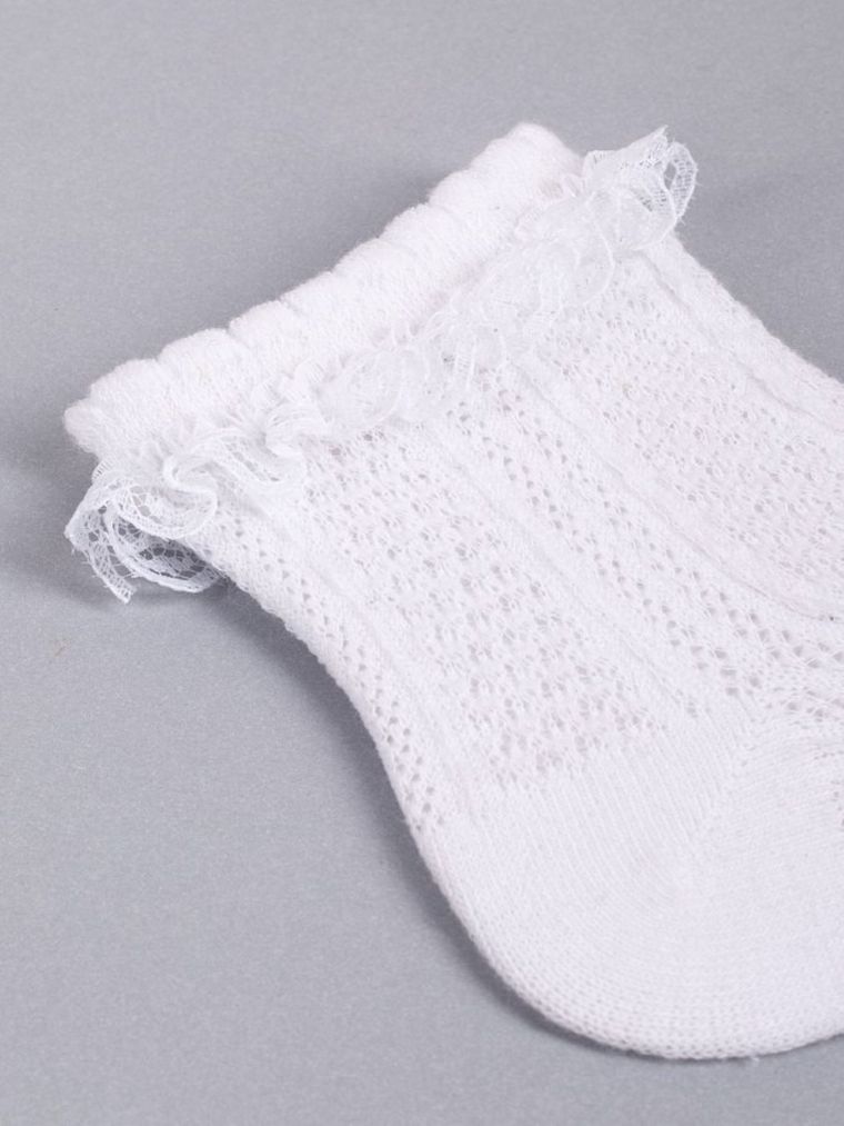 Skarpetki dziewczęce, białe, Yoclub