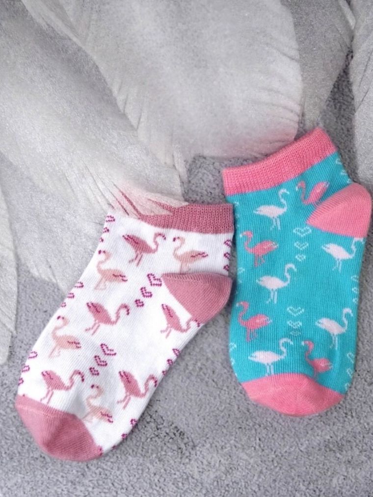 Skarpetki dziewczęce, stopki, białe, Milusie