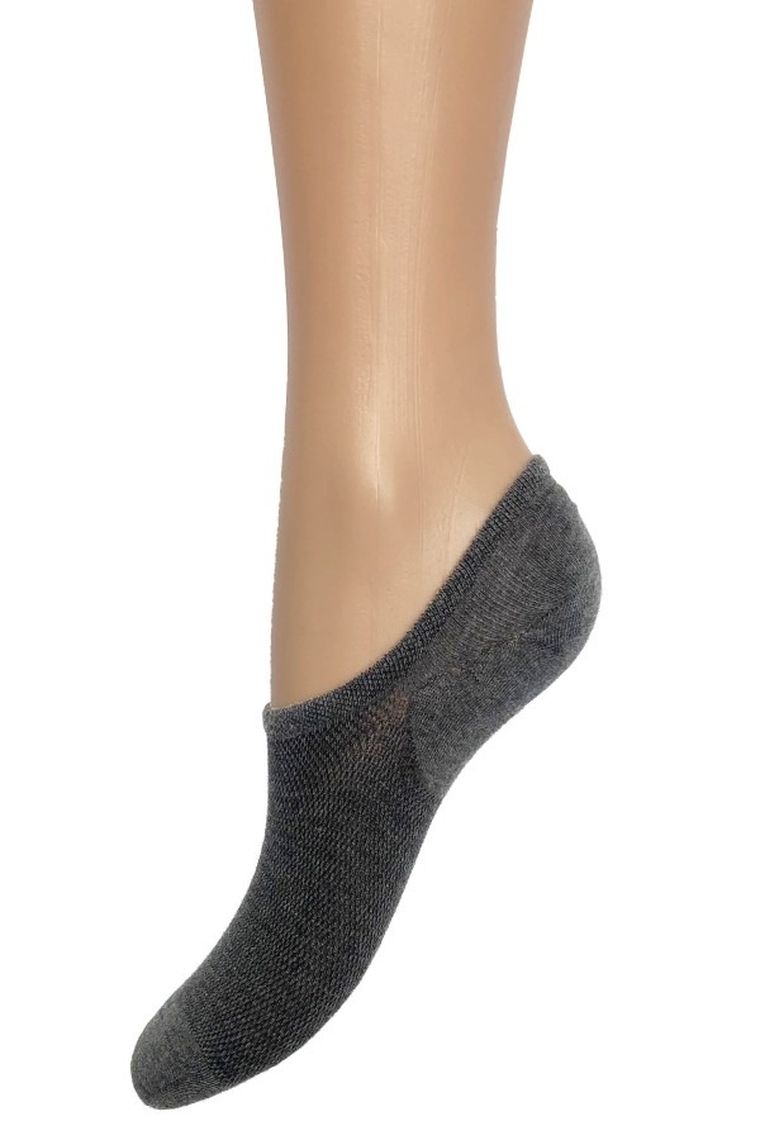 Skarpetki dziewczęce, stopki, grafitowe, Footies Kids, Marilyn