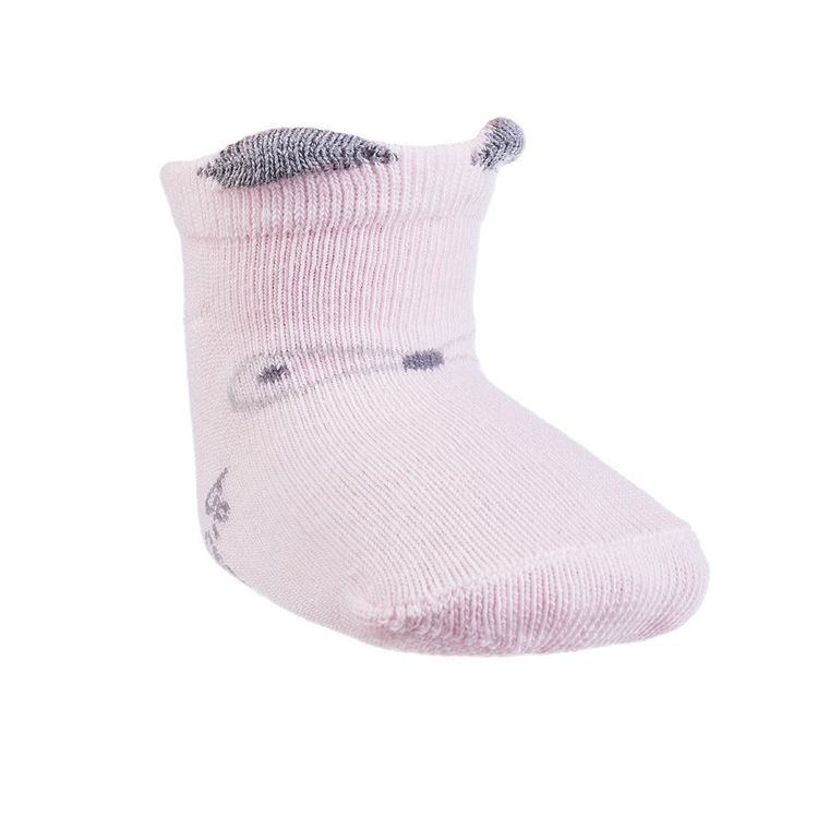 Skarpetki dziewczęce, stopki, różowe, Be Snazzy