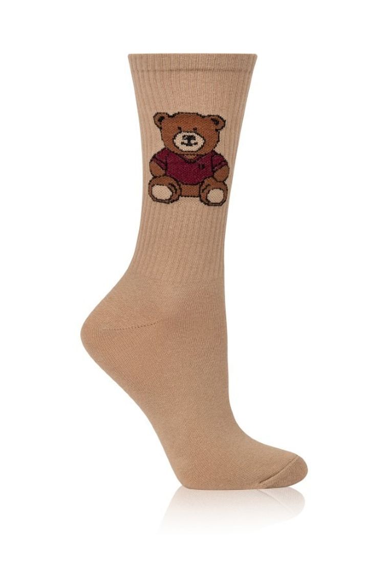 Skarpetki męskie, beżowe, Italian Fashion