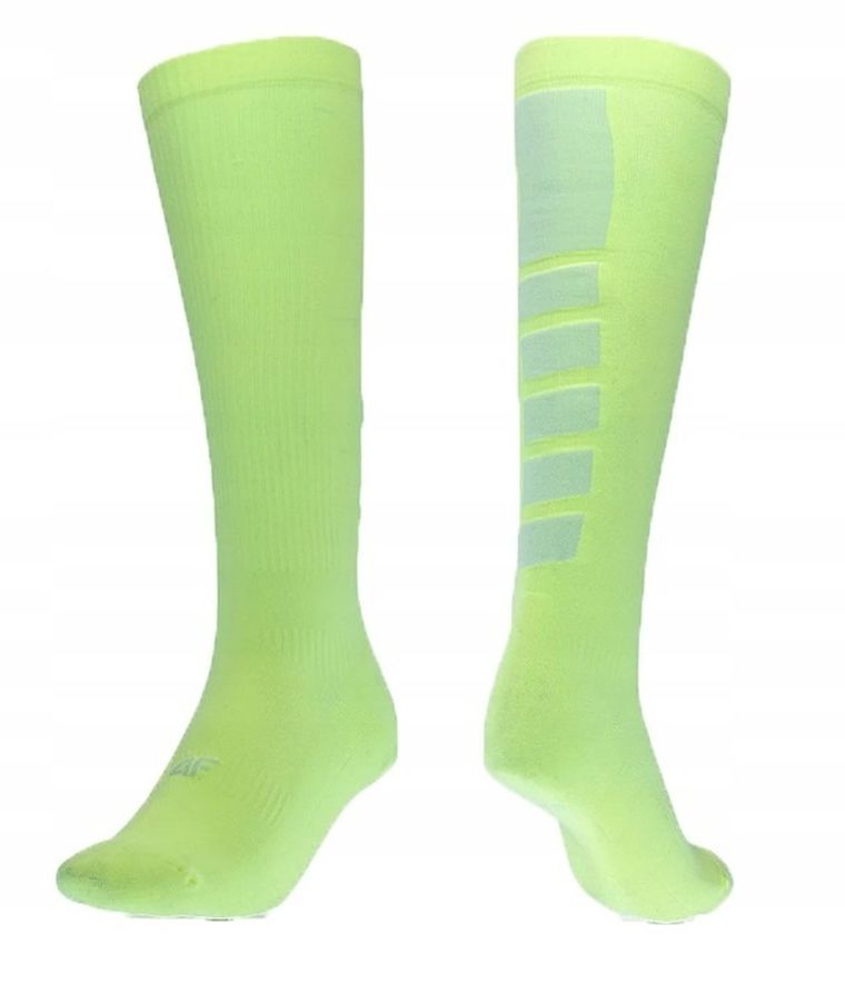 Skarpetki sportowe, unisex, zielone, 4F