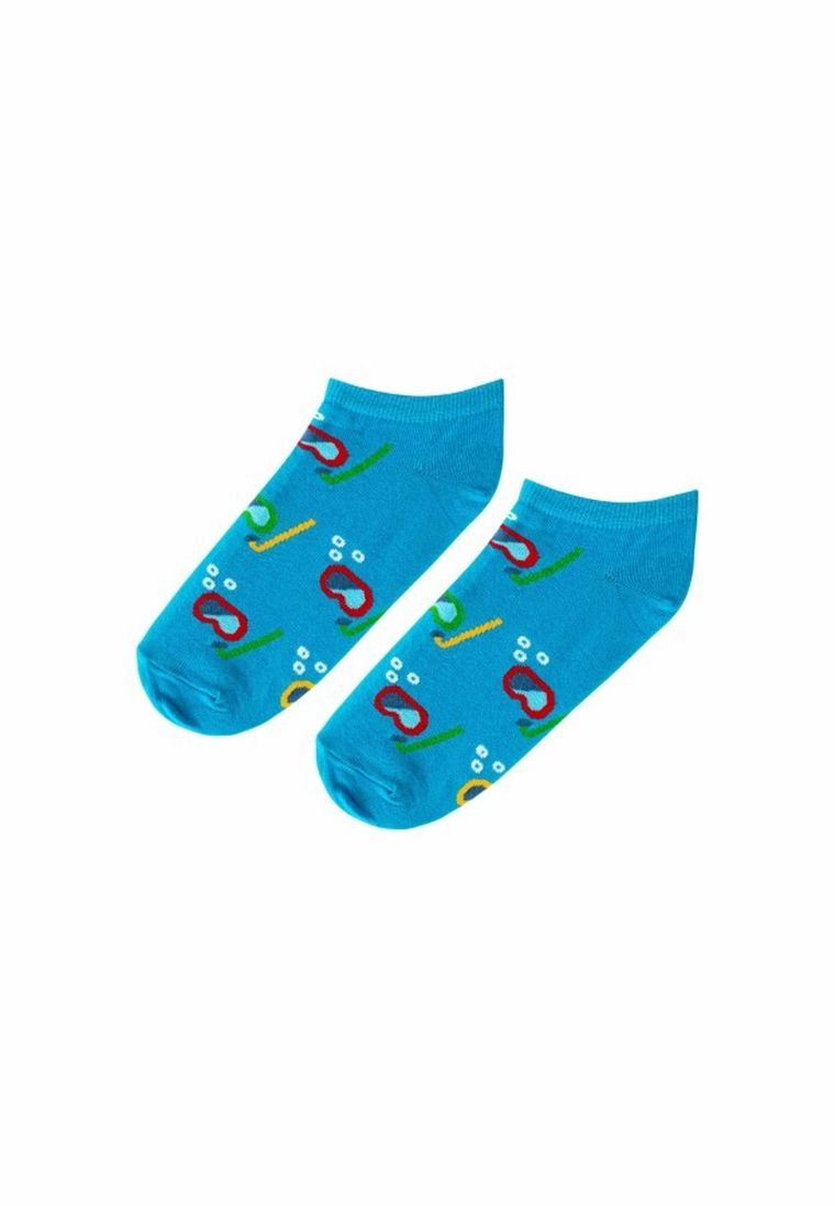 Skarpetki, stopki, niebieskie, Adrian