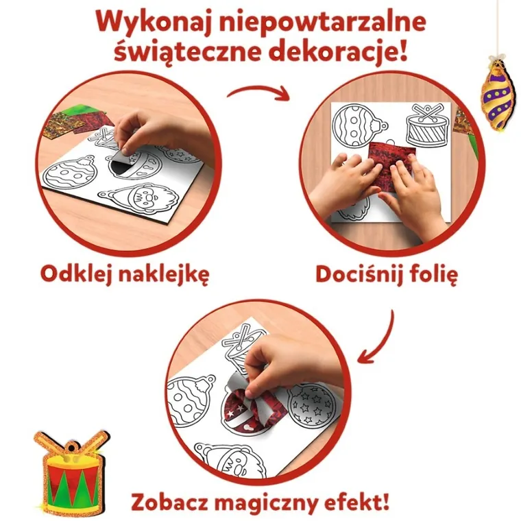 Skillmatics, Foil Fun, Ozdoby Świąteczne, zestaw artystyczny