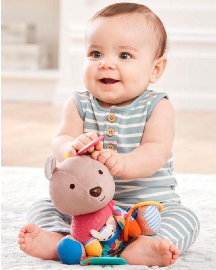 Skip Hop, Bandana Buddies, Kangur, zabawka niemowlęca z gryzakiem, zawieszka