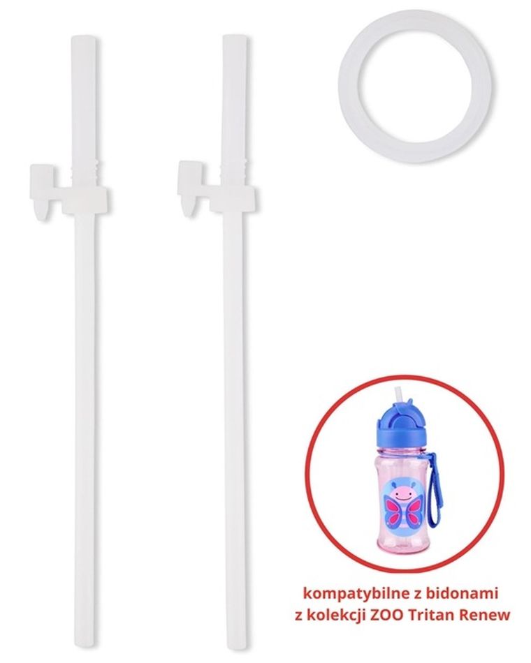 Skip Hop, Renew, zapasowe słomki do bidonu tritanowego, 2 szt.