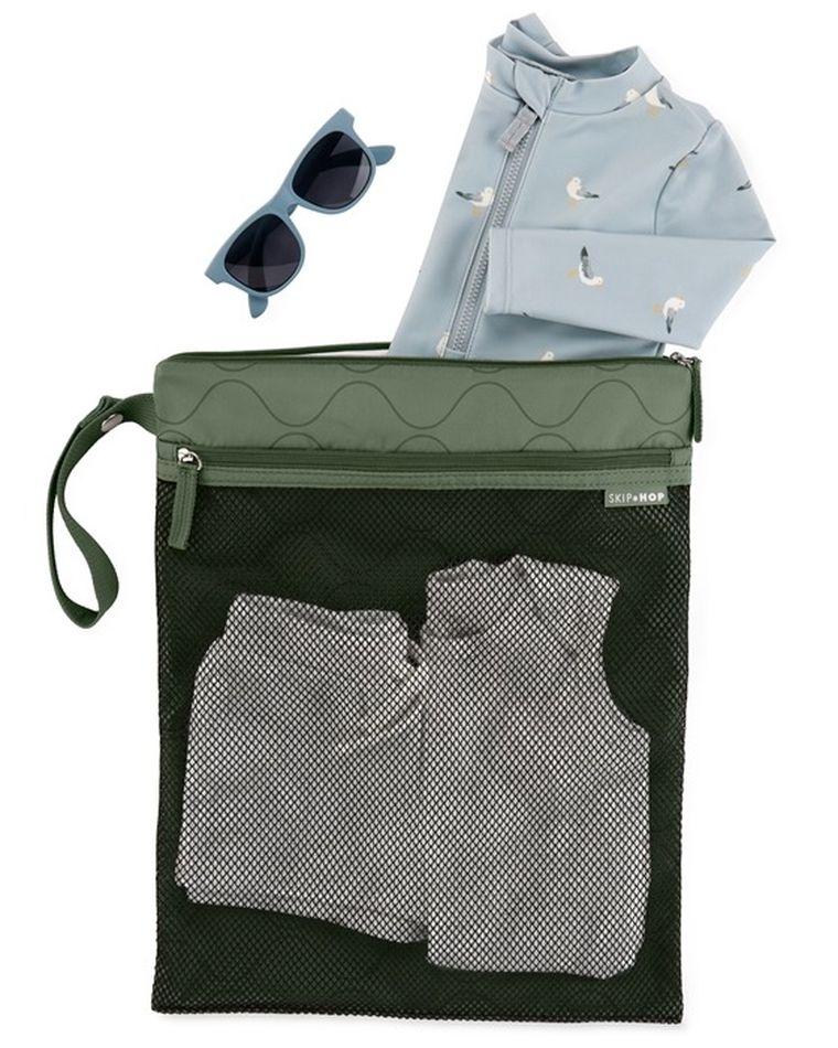 Skip Hop, torba na mokre rzeczy, Dark Sage