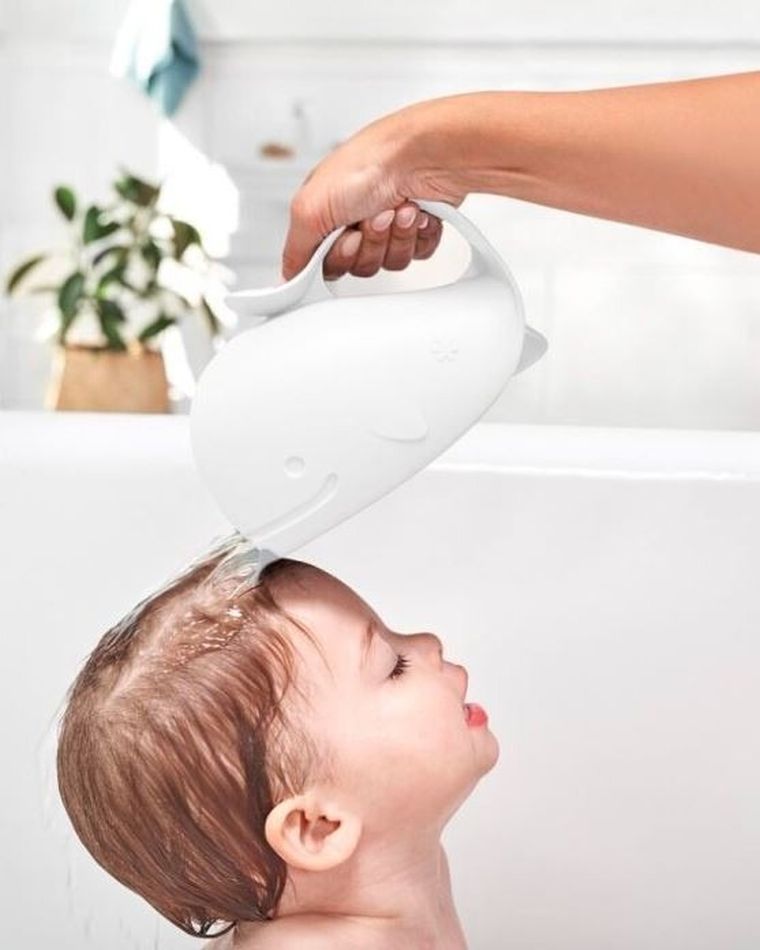 Skip Hop, Wieloryb Moby, wodospad do mycia włosów, biały