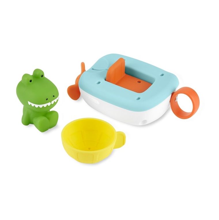 Skip Hop, Zoo, Pull&Go, Krokodyl w łódce, zabawka do kąpieli
