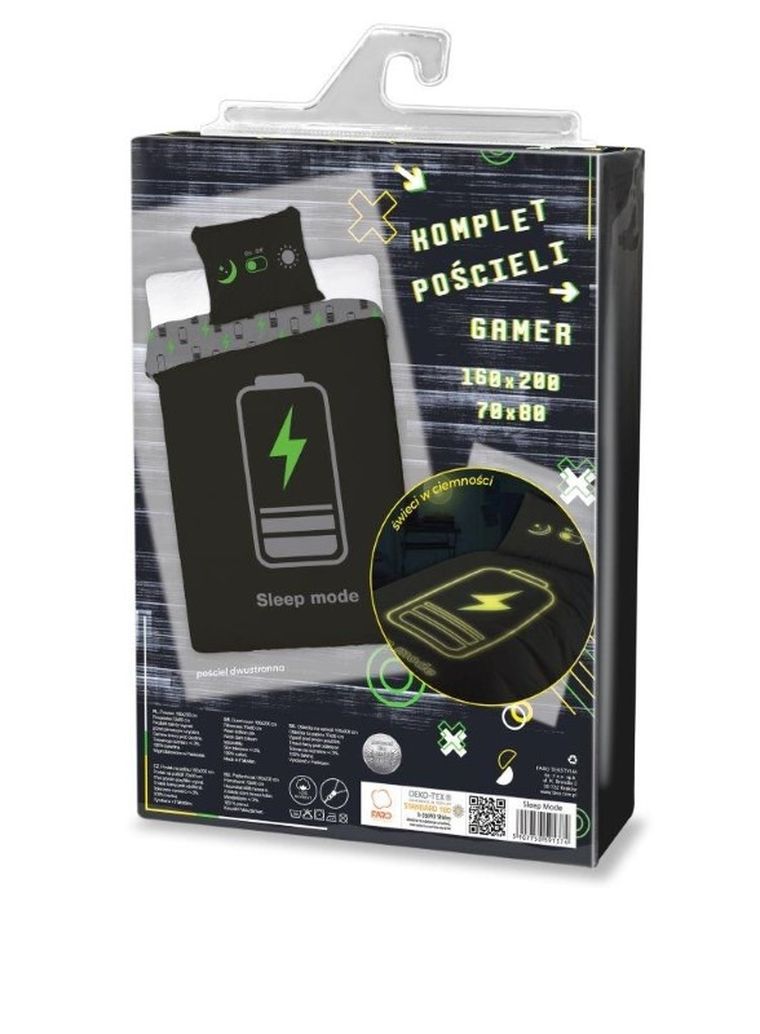 Sleep Mode, 2-częściowy komplet pościeli, 160-200 cm